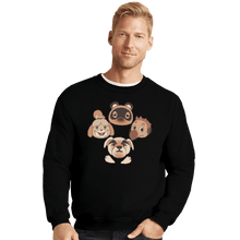 Load image into Gallery viewer, Shirts Crewneck Sweater, Unisex / Small / Black Animal Queen
