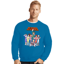 Load image into Gallery viewer, Shirts Crewneck Sweater, Unisex / Small / Sapphire My Ranger Academia
