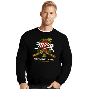 Shirts Crewneck Sweater, Unisex / Small / Black Miller Red