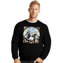 Load image into Gallery viewer, Shirts Crewneck Sweater, Unisex / Small / Black Designed to End
