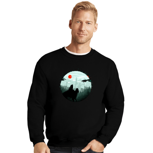 Shirts Crewneck Sweater, Unisex / Small / Black Stay Off The Road