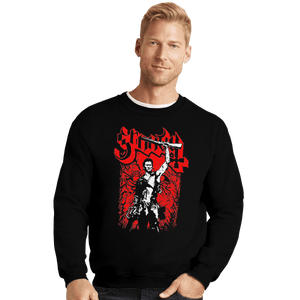 Shirts Crewneck Sweater, Unisex / Small / Black Groovy Metal