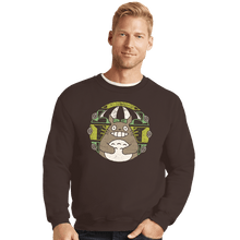 Load image into Gallery viewer, Shirts Crewneck Sweater, Unisex / Small / Dark Chocolate Vintage Natural Friendship
