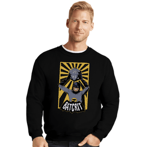 Daily_Deal_Shirts Crewneck Sweater, Unisex / Small / Black Batcrit