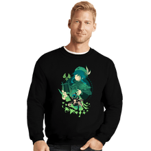 Load image into Gallery viewer, Daily_Deal_Shirts Crewneck Sweater, Unisex / Small / Black Windborne Bard Venti
