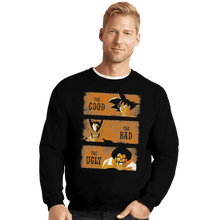 Load image into Gallery viewer, Shirts Crewneck Sweater, Unisex / Small / Black Good Bady Ugly DBZ
