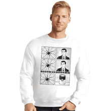 Load image into Gallery viewer, Shirts Crewneck Sweater, Unisex / Small / White Whatever a Spider Can
