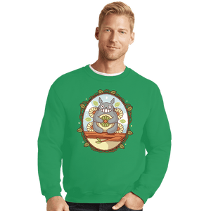 Shirts Crewneck Sweater, Unisex / Small / Irish Green True Natural Friendship