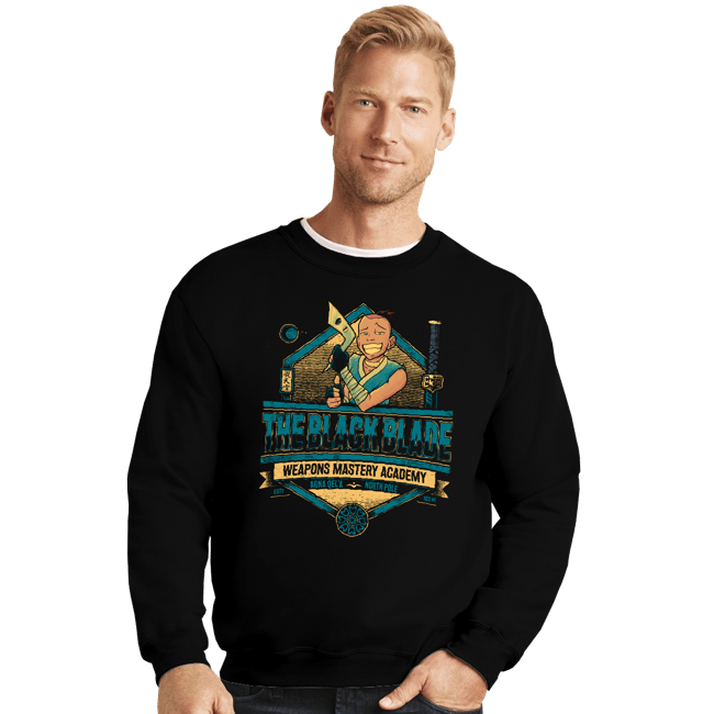 Secret_Shirts Crewneck Sweater, Unisex / Small / Black The Black Blade