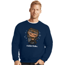 Load image into Gallery viewer, Shirts Crewneck Sweater, Unisex / Small / Navy Hello Babu
