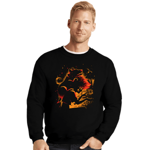 Daily_Deal_Shirts Crewneck Sweater, Unisex / Small / Black Radical Edward and Ein