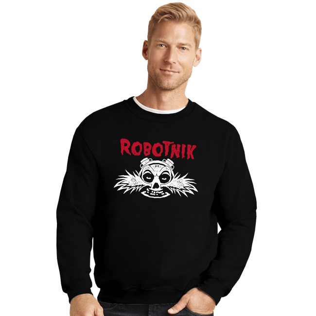 Secret_Shirts Crewneck Sweater, Unisex / Small / Black Punk Egg
