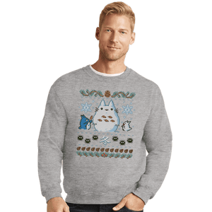 Daily_Deal_Shirts Crewneck Sweater, Unisex / Small / Sports Grey Snowtoro