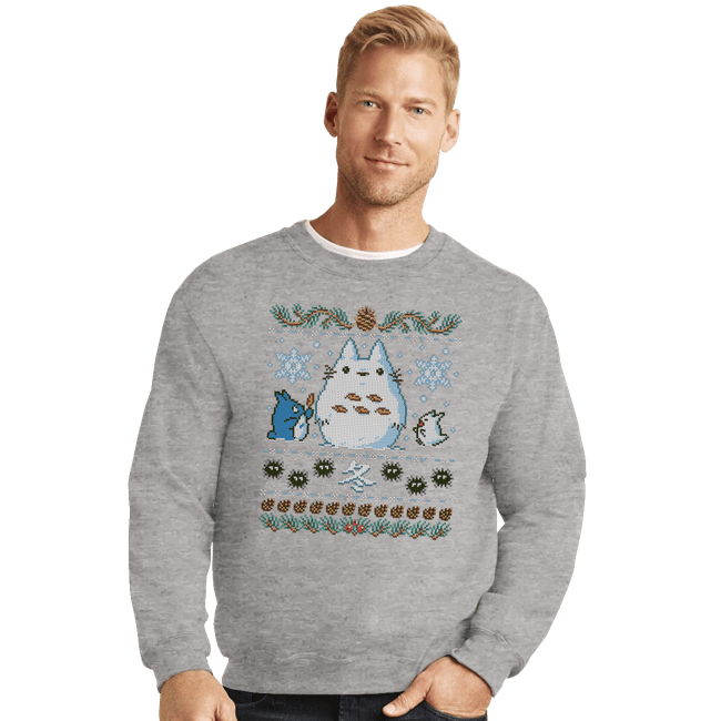 Daily_Deal_Shirts Crewneck Sweater, Unisex / Small / Sports Grey Snowtoro