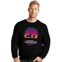 Load image into Gallery viewer, Shirts Crewneck Sweater, Unisex / Small / Black Retro Matata
