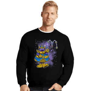 Shirts Crewneck Sweater, Unisex / Small / Black Grimace!
