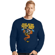 Load image into Gallery viewer, Secret_Shirts Crewneck Sweater, Unisex / Small / Navy Geniepulsa
