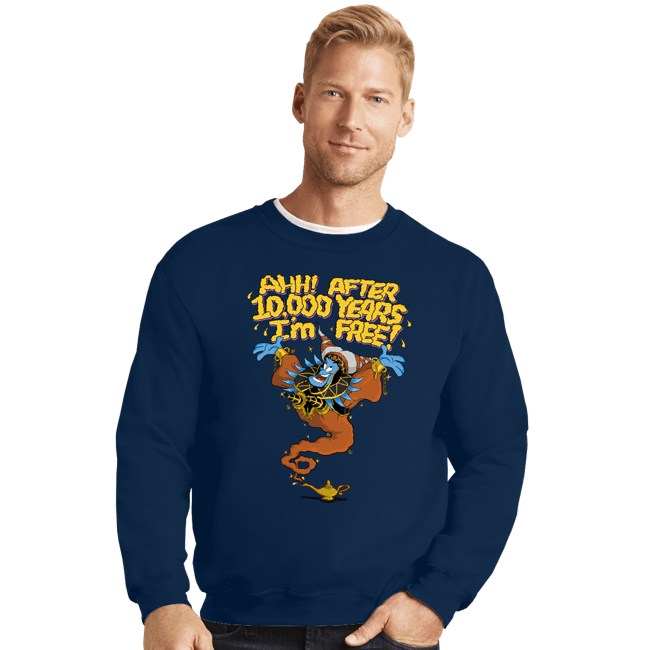 Secret_Shirts Crewneck Sweater, Unisex / Small / Navy Geniepulsa