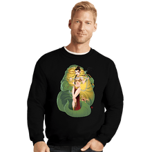 Load image into Gallery viewer, Secret_Shirts Crewneck Sweater, Unisex / Small / Black Leia &amp; Jabba
