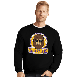 Shirts Crewneck Sweater, Unisex / Small / Black Teen Wolves