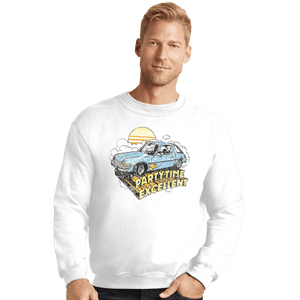 Shirts Crewneck Sweater, Unisex / Small / White Mirth Mobile