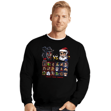 Load image into Gallery viewer, Daily_Deal_Shirts Crewneck Sweater, Unisex / Small / Black Battle For Christmas
