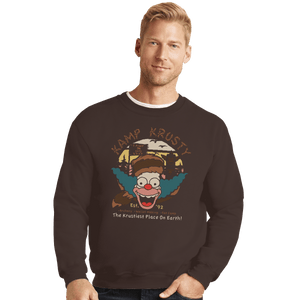 Secret_Shirts Crewneck Sweater, Unisex / Small / Dark Chocolate Krusty Brand Tee
