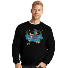 Load image into Gallery viewer, Shirts Crewneck Sweater, Unisex / Small / Black Dark Duck Costume
