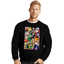 Load image into Gallery viewer, Daily_Deal_Shirts Crewneck Sweater, Unisex / Small / Black Luffy VS The New World
