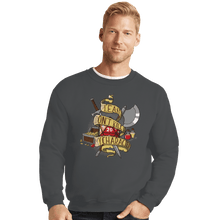 Load image into Gallery viewer, Shirts Crewneck Sweater, Unisex / Small / Charcoal Don&#39;t Kill My Character
