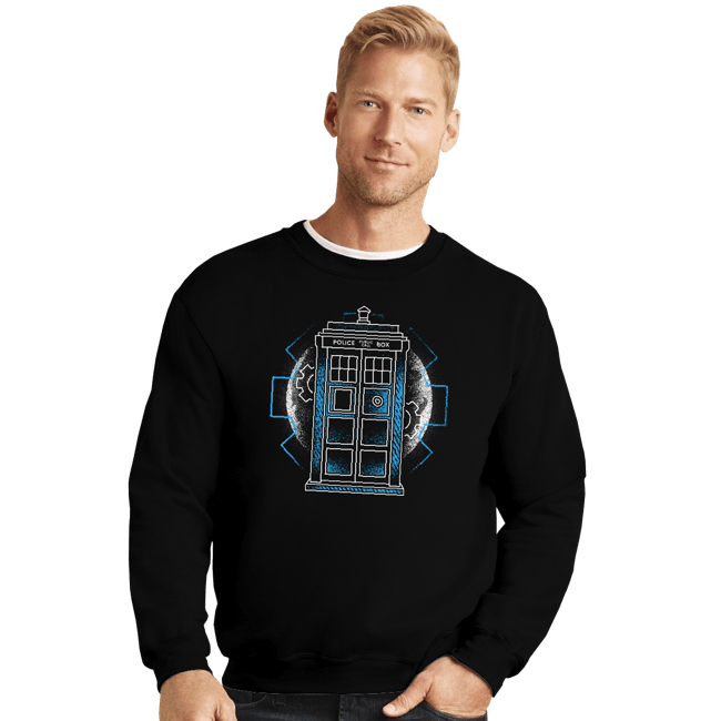 Secret_Shirts Crewneck Sweater, Unisex / Small / Black Moonlight Phone Box