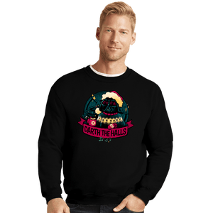 Daily_Deal_Shirts Crewneck Sweater, Unisex / Small / Black Darth The Halls