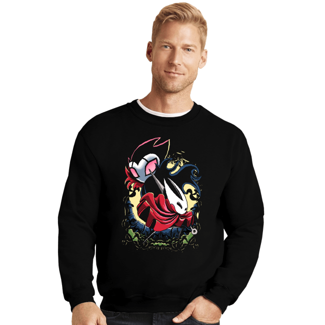 Daily_Deal_Shirts Crewneck Sweater, Unisex / Small / Black Silksong