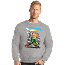 Load image into Gallery viewer, Daily_Deal_Shirts Crewneck Sweater, Unisex / Small / Sports Grey Sonic Disc
