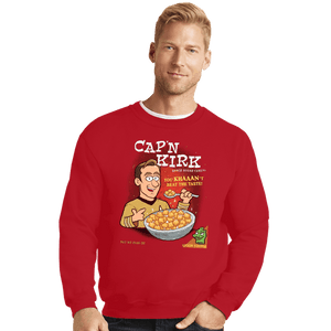 Last_Chance_Shirts Crewneck Sweater, Unisex / Small / Red Original Cap'n