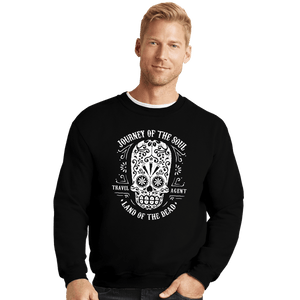 Shirts Crewneck Sweater, Unisex / Small / Black Travel Agent Catrina