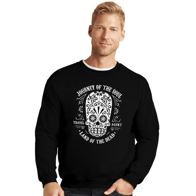 Shirts Crewneck Sweater, Unisex / Small / Black Travel Agent Catrina