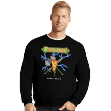 Load image into Gallery viewer, Shirts Crewneck Sweater, Unisex / Small / Black PIzza Quest
