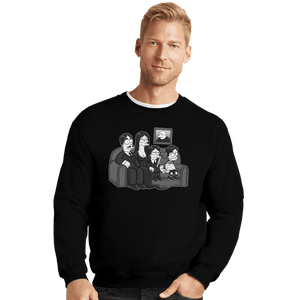 Daily_Deal_Shirts Crewneck Sweater, Unisex / Small / Black Gothic Family