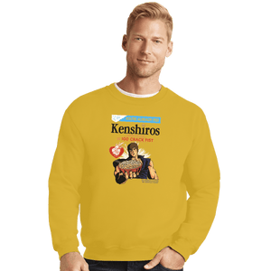 Shirts Crewneck Sweater, Unisex / Small / Gold Kenshiros