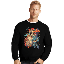 Load image into Gallery viewer, Daily_Deal_Shirts Crewneck Sweater, Unisex / Small / Black Mega Console
