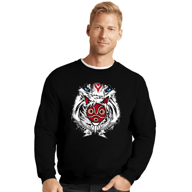 Secret_Shirts Crewneck Sweater, Unisex / Small / Black Forest Spirit