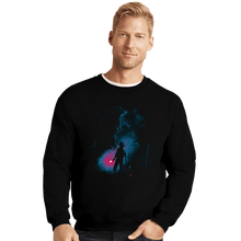 Load image into Gallery viewer, Daily_Deal_Shirts Crewneck Sweater, Unisex / Small / Black Attack On T-Rex
