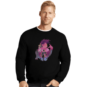 Shirts Crewneck Sweater, Unisex / Small / Black Joestar Adventure