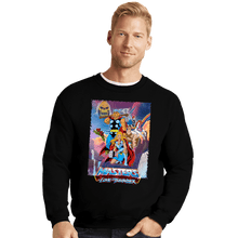 Load image into Gallery viewer, Daily_Deal_Shirts Crewneck Sweater, Unisex / Small / Black Masters Of Love And Thunder
