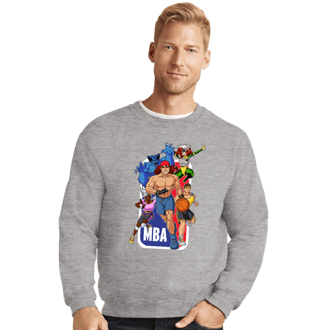 Daily_Deal_Shirts Crewneck Sweater, Unisex / Small / Sports Grey MBA 97