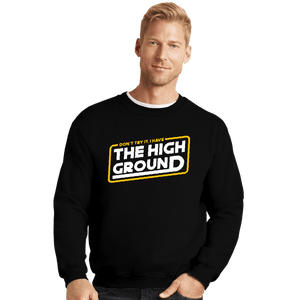 Shirts Crewneck Sweater, Unisex / Small / Black The High Ground