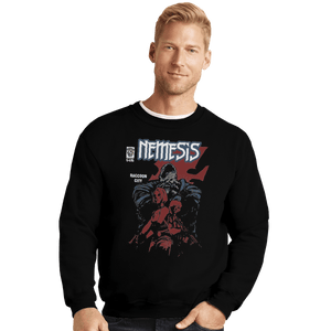Shirts Crewneck Sweater, Unisex / Small / Black Nemesis