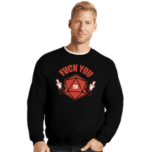 Load image into Gallery viewer, Shirts Crewneck Sweater, Unisex / Small / Black Frick You

