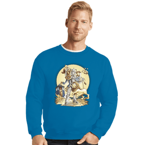 Shirts Crewneck Sweater, Unisex / Small / Sapphire The Planet Of Oz